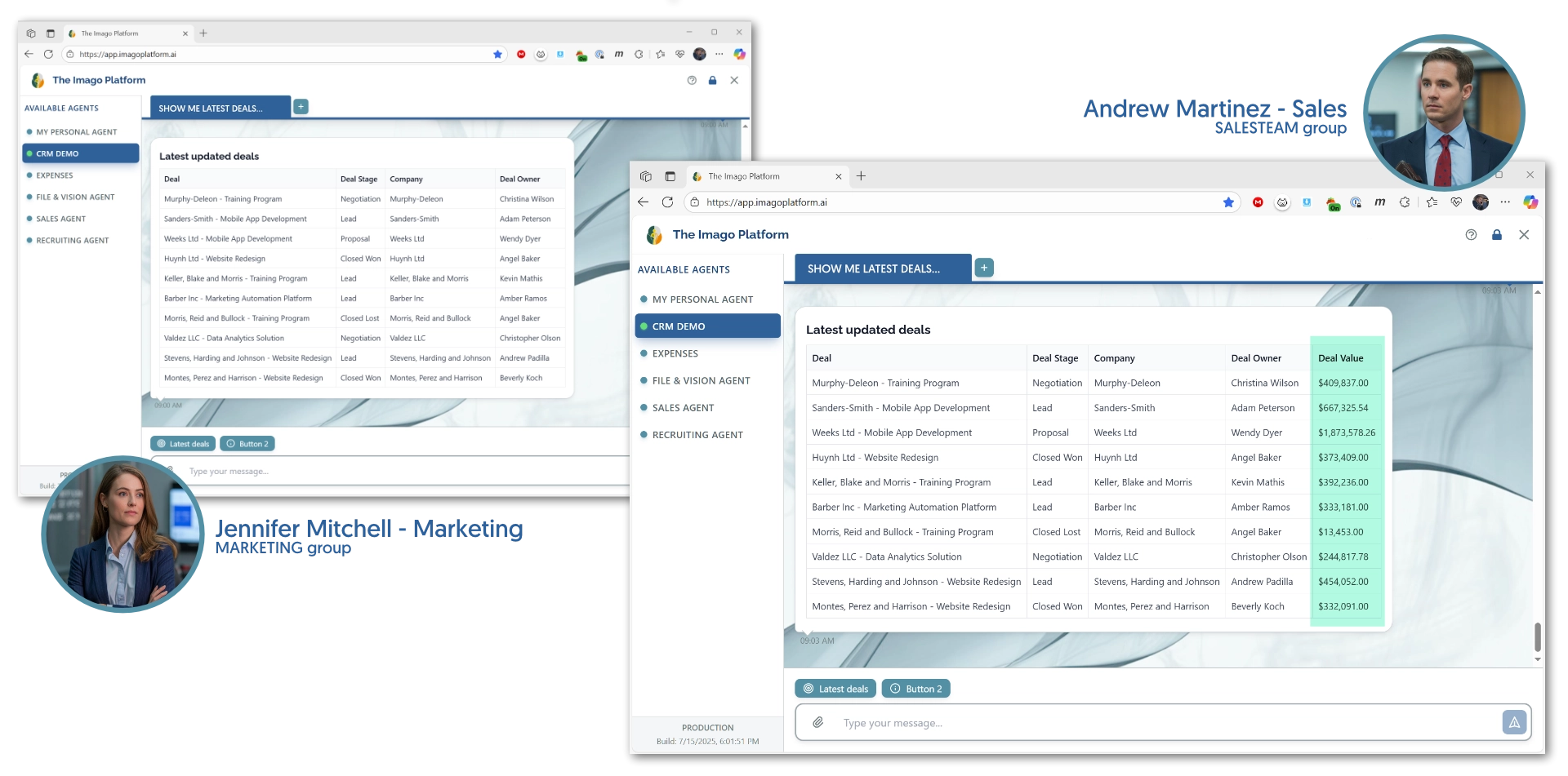 Dynamic filtering access control interface